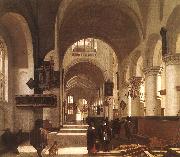 Emmanuel de Witte Interior of a Church painting